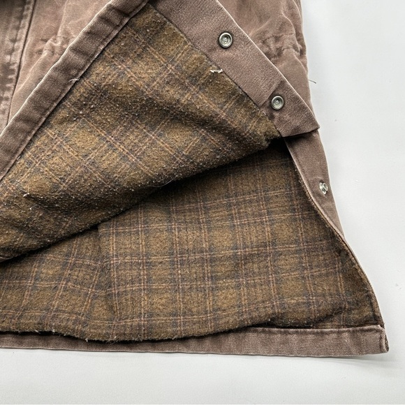 Carhartt C52 CH2 Canvas Blanket Lined Used Jacket Men's 3XL Brown Work Jacket - Picture 8 of 16